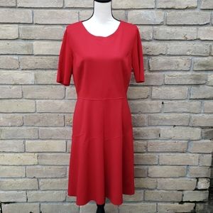 ELIE TAHARI Red Maria Dress